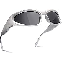Amazon | knliwkm スポーツ ラップアラウンドサングラス
